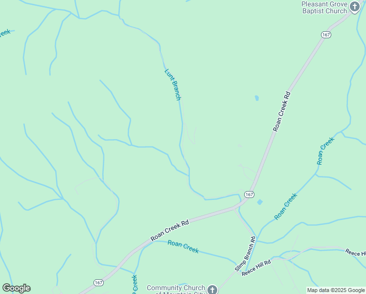 map of restaurants, bars, coffee shops, grocery stores, and more near 515 Fire Tower Road in Mountain City
