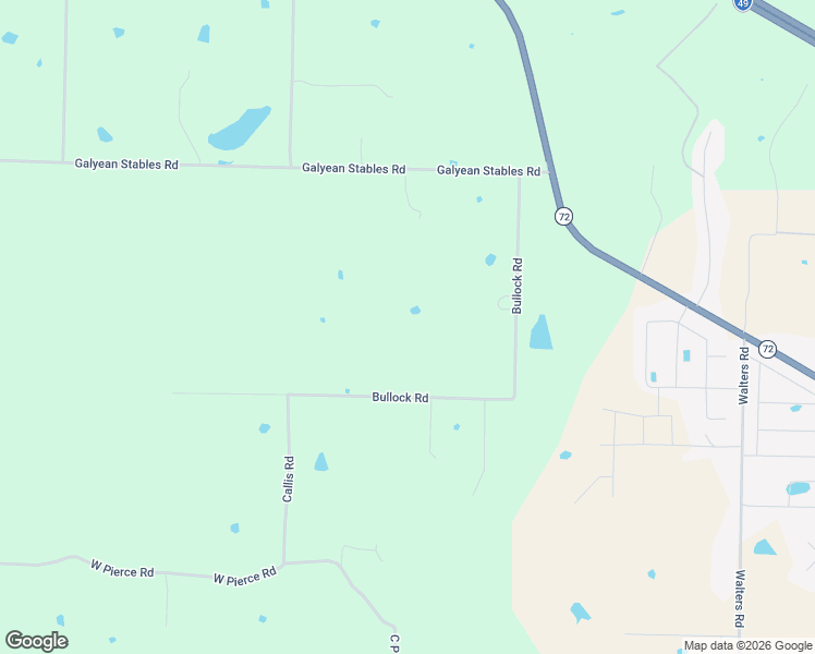 map of restaurants, bars, coffee shops, grocery stores, and more near 12610 Bullock Road in Bentonville