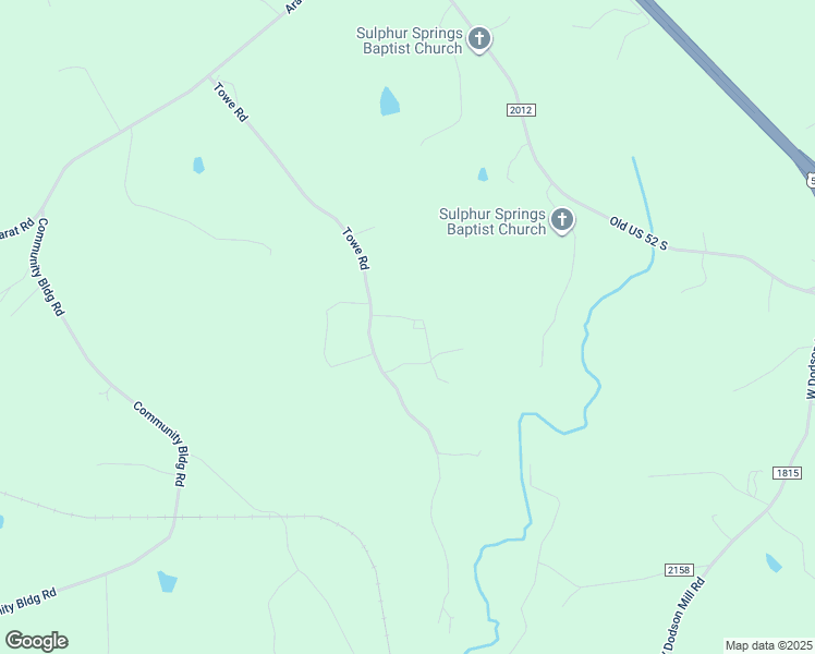 map of restaurants, bars, coffee shops, grocery stores, and more near 425 Towe Road in Pilot Mountain