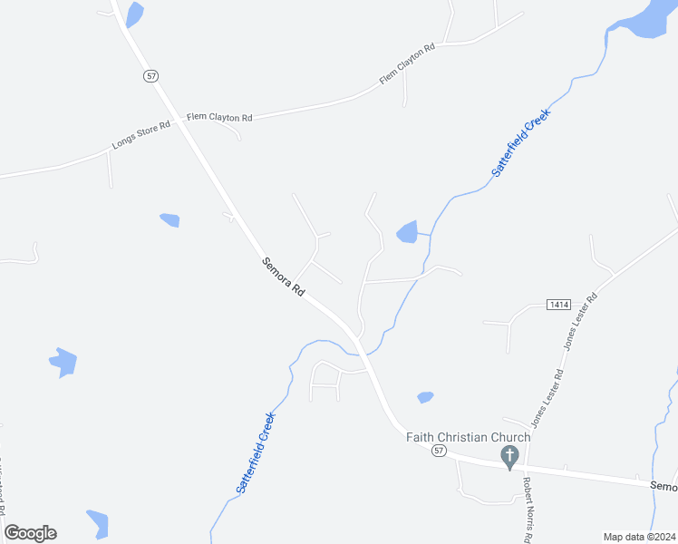 map of restaurants, bars, coffee shops, grocery stores, and more near 77 Rocky Way in Roxboro