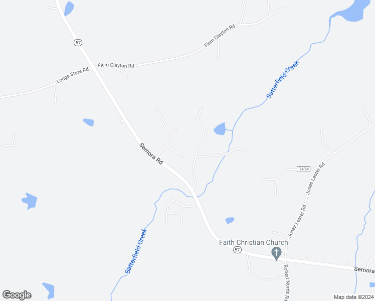 map of restaurants, bars, coffee shops, grocery stores, and more near 77 Rocky Way in Roxboro