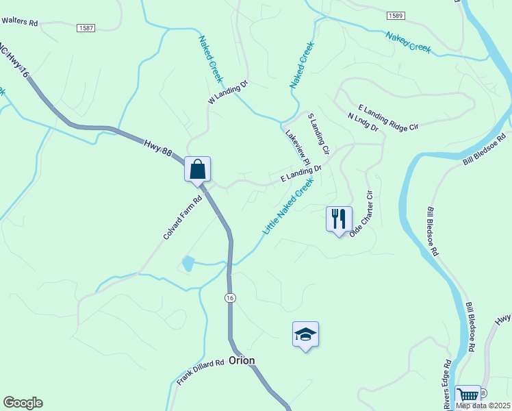 map of restaurants, bars, coffee shops, grocery stores, and more near in Jefferson