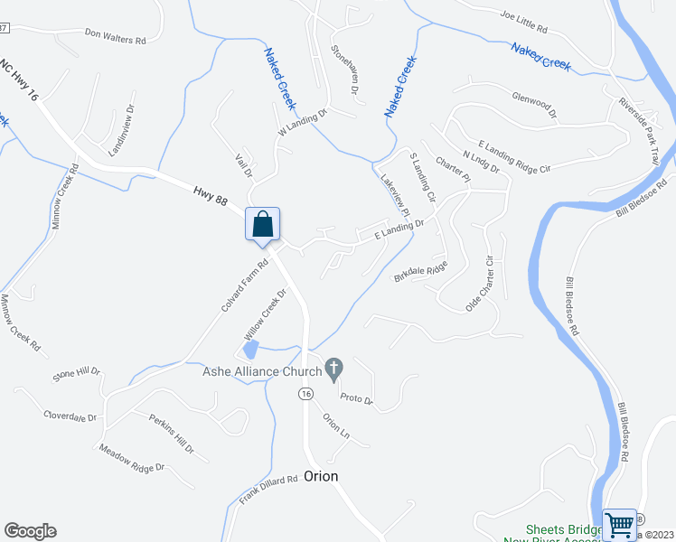 map of restaurants, bars, coffee shops, grocery stores, and more near in Jefferson