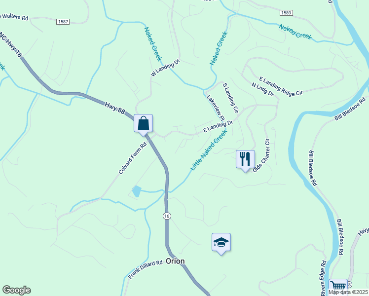 map of restaurants, bars, coffee shops, grocery stores, and more near in Jefferson