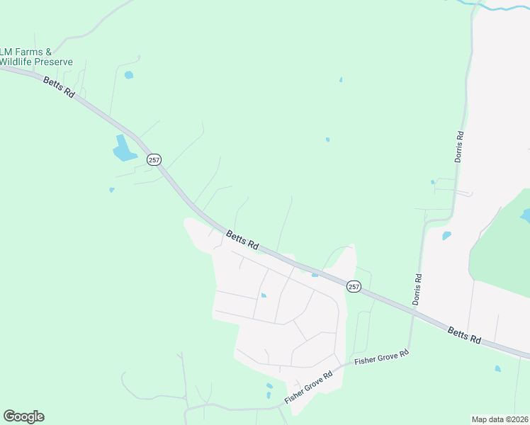 map of restaurants, bars, coffee shops, grocery stores, and more near 5400 Tennessee 257 in Greenbrier