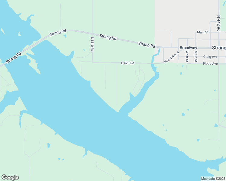 map of restaurants, bars, coffee shops, grocery stores, and more near 6757 North 4412 in Strang