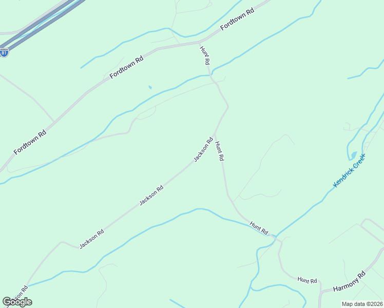 map of restaurants, bars, coffee shops, grocery stores, and more near 258 Hunt Road in Jonesborough