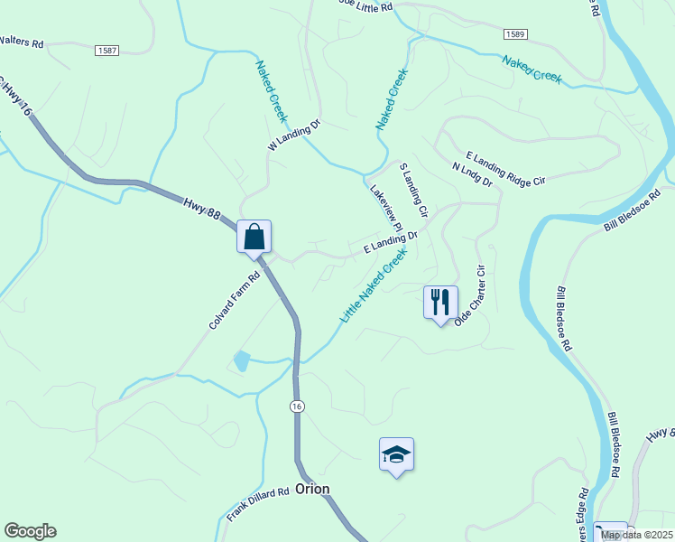 map of restaurants, bars, coffee shops, grocery stores, and more near in Jefferson