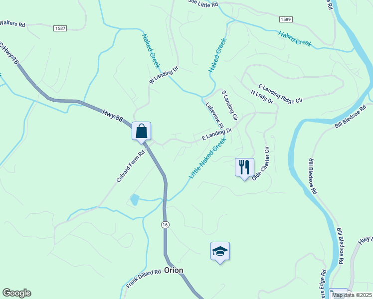 map of restaurants, bars, coffee shops, grocery stores, and more near in Jefferson