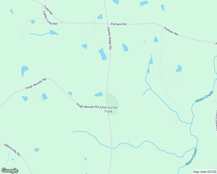 map of restaurants, bars, coffee shops, grocery stores, and more near 1310 Gentry Ridge Road in Roxboro