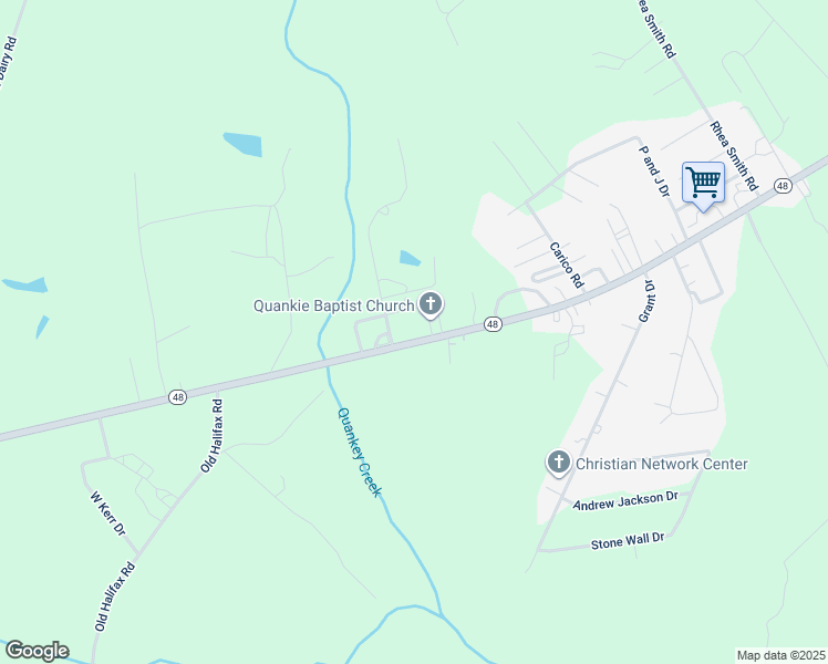 map of restaurants, bars, coffee shops, grocery stores, and more near 4098 North Carolina 48 in Roanoke Rapids