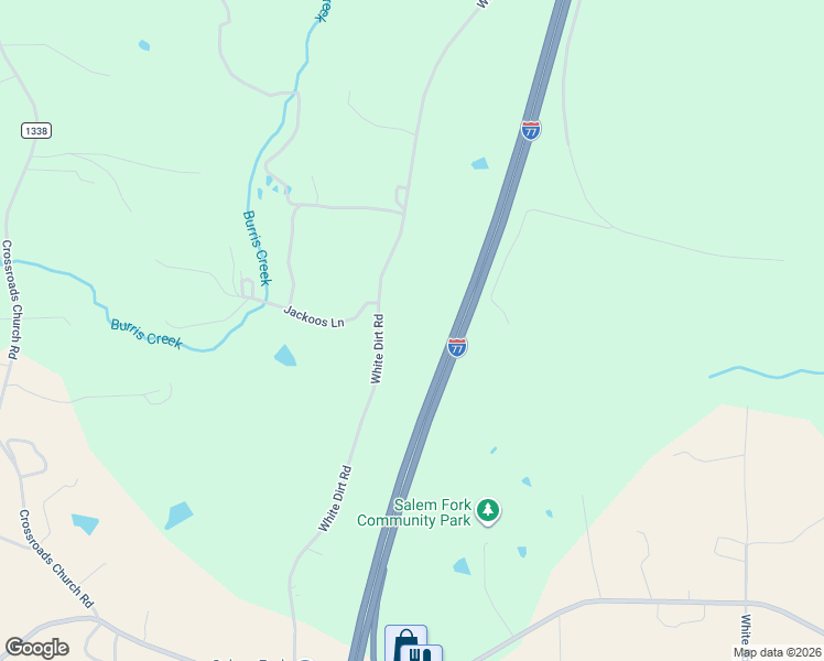 map of restaurants, bars, coffee shops, grocery stores, and more near 2009 White Dirt Road in Dobson