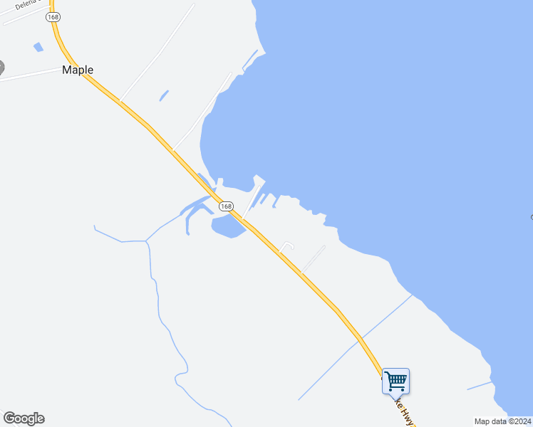 map of restaurants, bars, coffee shops, grocery stores, and more near 3619 Caratoke Highway in Maple