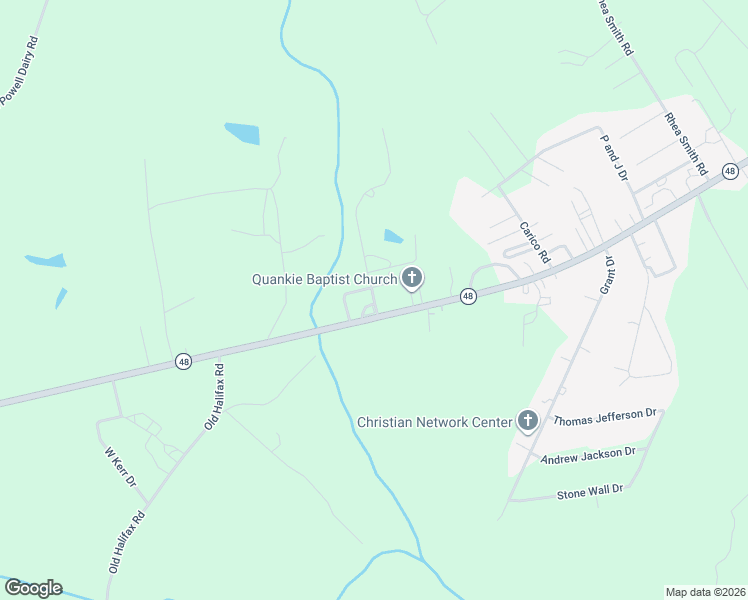 map of restaurants, bars, coffee shops, grocery stores, and more near 39 Nation Road in Roanoke Rapids
