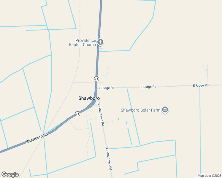 map of restaurants, bars, coffee shops, grocery stores, and more near 1157 East Ridge Road in Shawboro