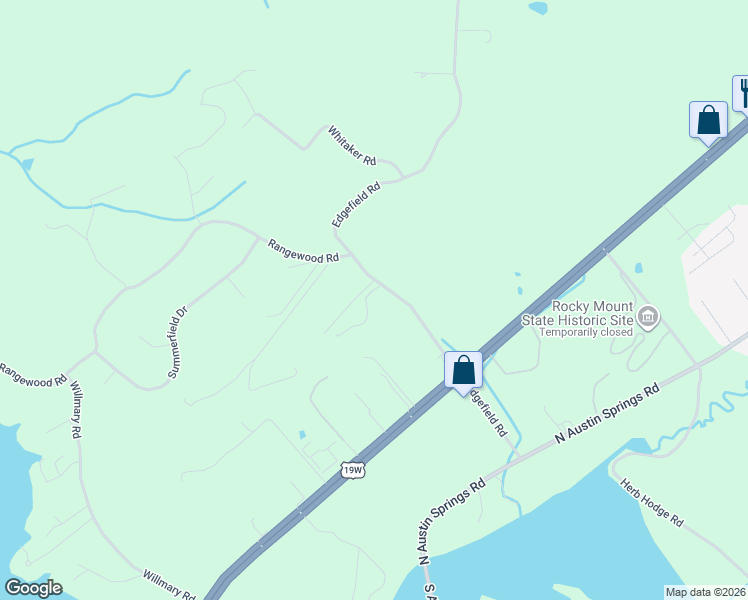 map of restaurants, bars, coffee shops, grocery stores, and more near 313 Edgefield Road in Sullivan County