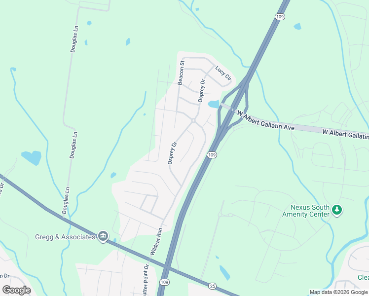 map of restaurants, bars, coffee shops, grocery stores, and more near 264 Walbrook Drive in Gallatin