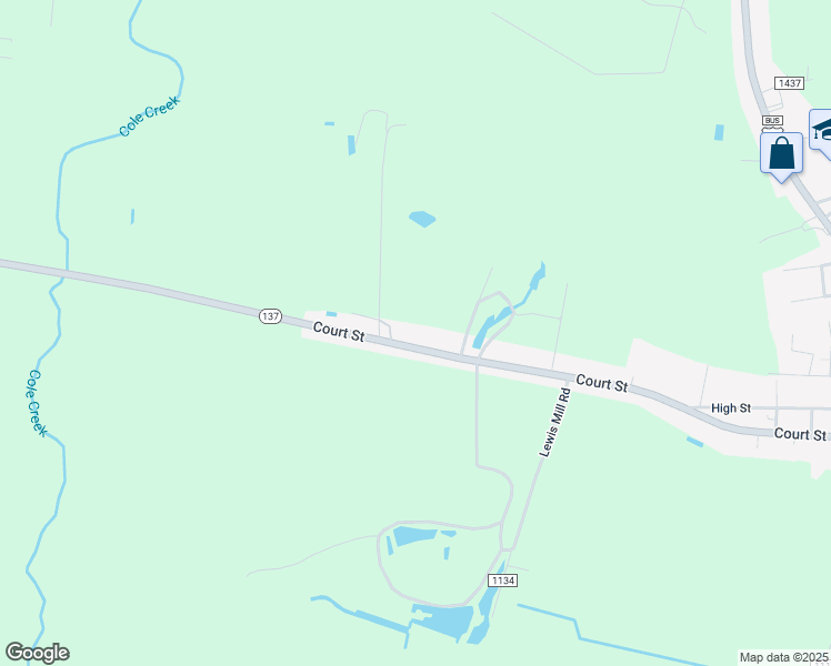 map of restaurants, bars, coffee shops, grocery stores, and more near 811 Court Street in Gatesville