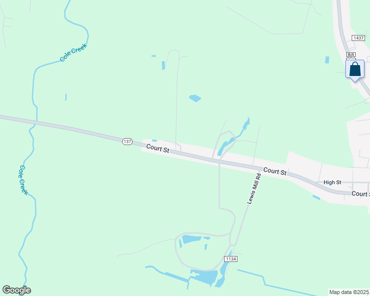 map of restaurants, bars, coffee shops, grocery stores, and more near 202 Court Street in Gatesville