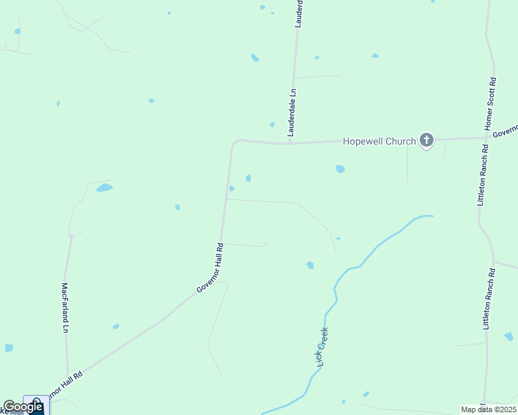 map of restaurants, bars, coffee shops, grocery stores, and more near 350 Governor Hall Road in Castalian Springs