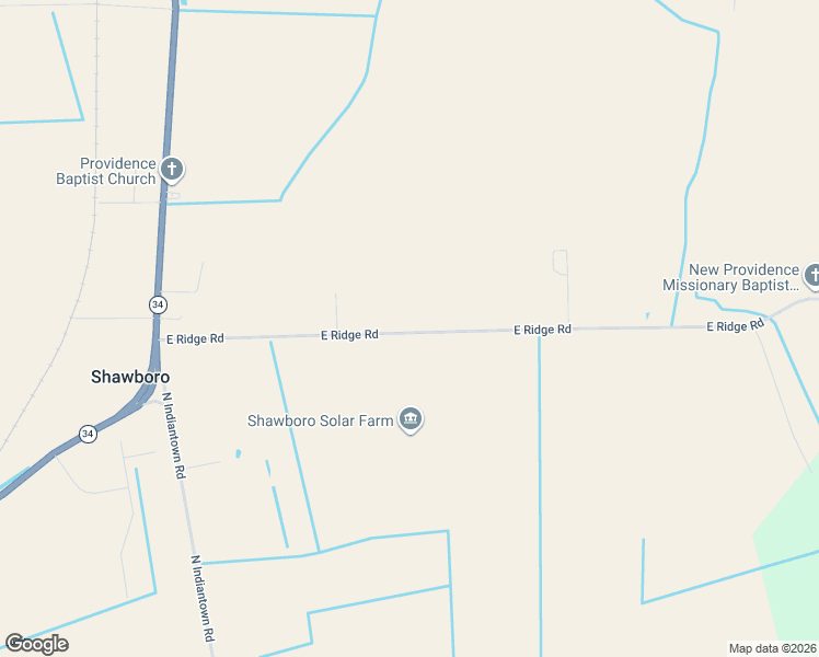 map of restaurants, bars, coffee shops, grocery stores, and more near East Ridge Road in Moyock
