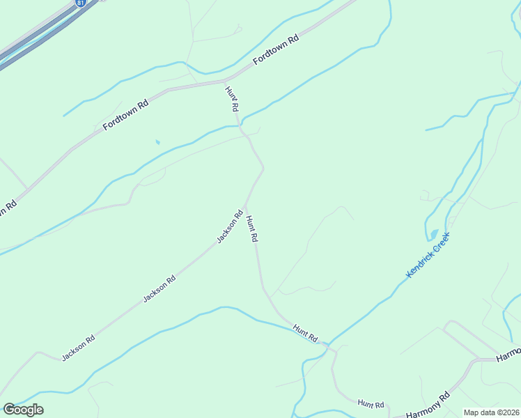 map of restaurants, bars, coffee shops, grocery stores, and more near 258 Hunt Road in Jonesborough
