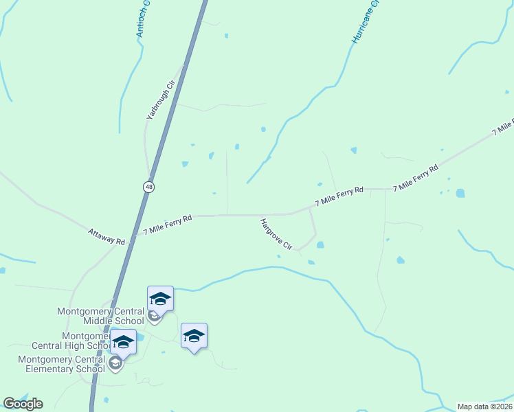 map of restaurants, bars, coffee shops, grocery stores, and more near 251 7 Mile Ferry Road in Cunningham
