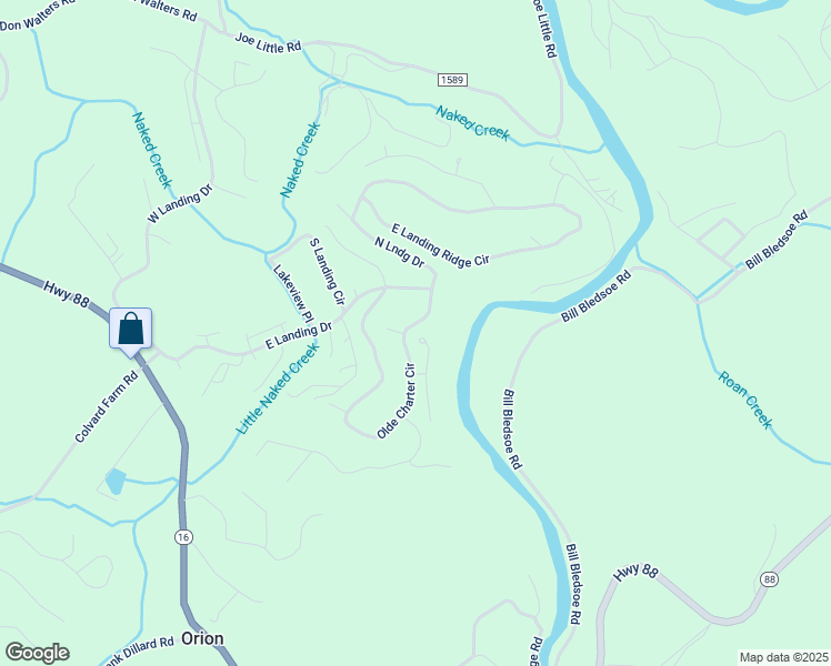 map of restaurants, bars, coffee shops, grocery stores, and more near River Knoll Drive in Jefferson