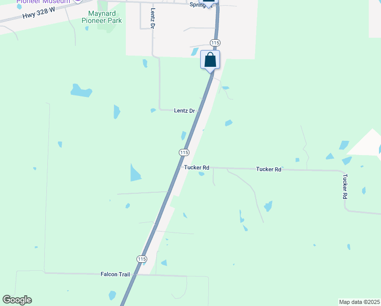 map of restaurants, bars, coffee shops, grocery stores, and more near 11977 Arkansas 115 in Maynard