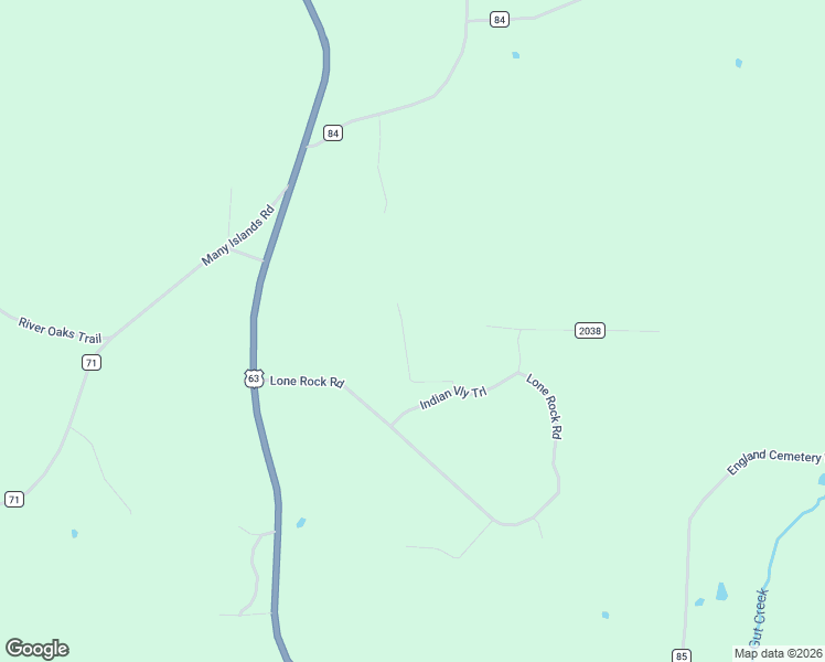 map of restaurants, bars, coffee shops, grocery stores, and more near County Road 2038 in Mammoth Spring