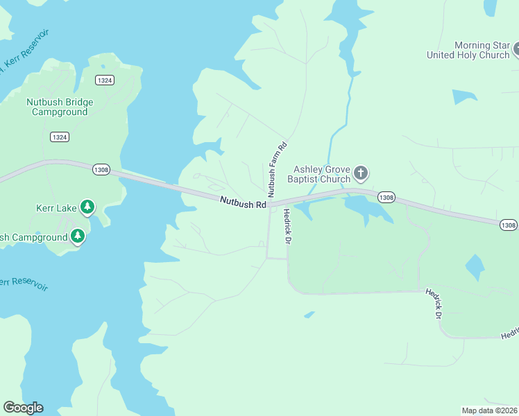 map of restaurants, bars, coffee shops, grocery stores, and more near 2066 Nutbush Road in Henderson