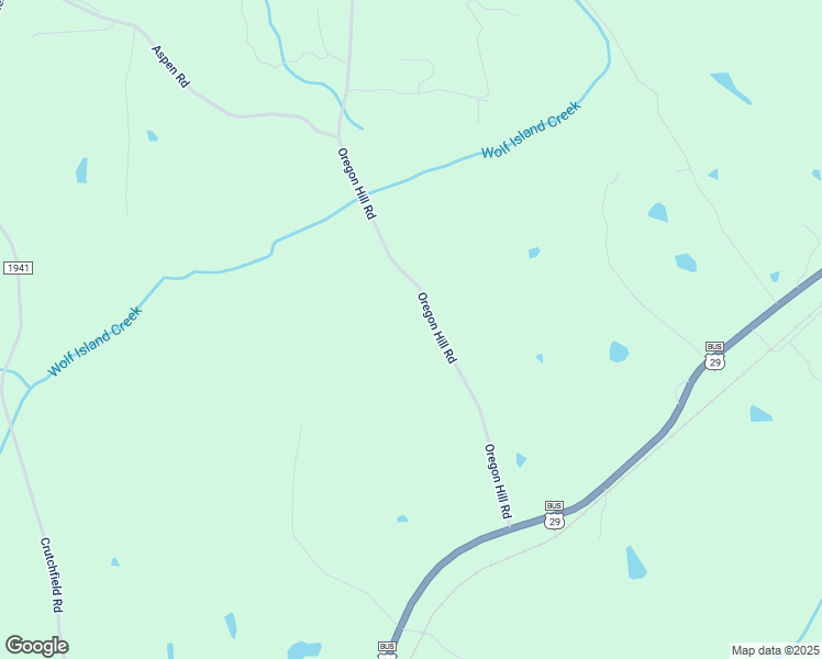 map of restaurants, bars, coffee shops, grocery stores, and more near 366 Oregon Hill Road in Reidsville