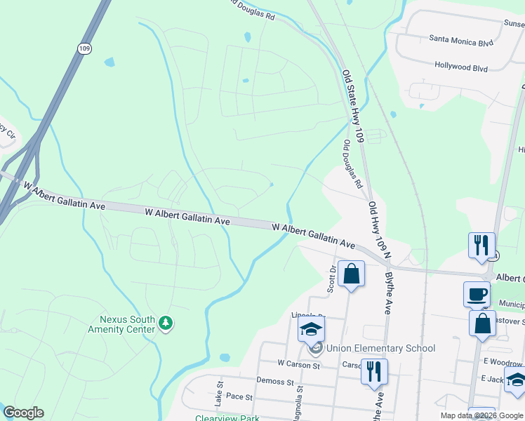 map of restaurants, bars, coffee shops, grocery stores, and more near 140 Dirt Road in Gallatin