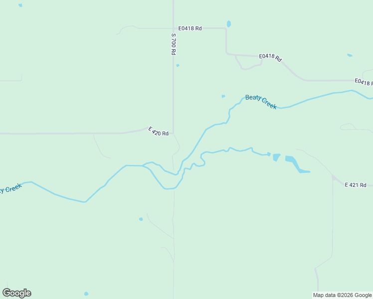 map of restaurants, bars, coffee shops, grocery stores, and more near North 470 Road in Jay