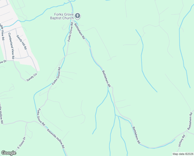 map of restaurants, bars, coffee shops, grocery stores, and more near 670 Bethlehem Road in LaFollette