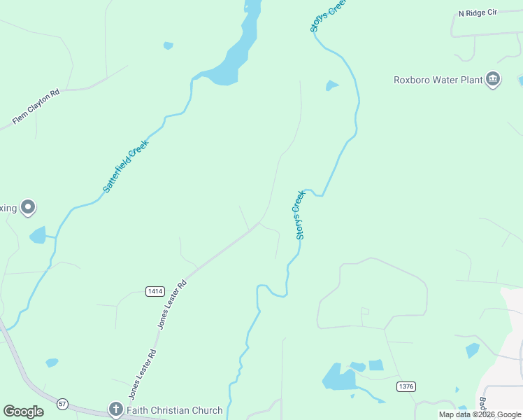 map of restaurants, bars, coffee shops, grocery stores, and more near 867 Jones Lester Road in Roxboro