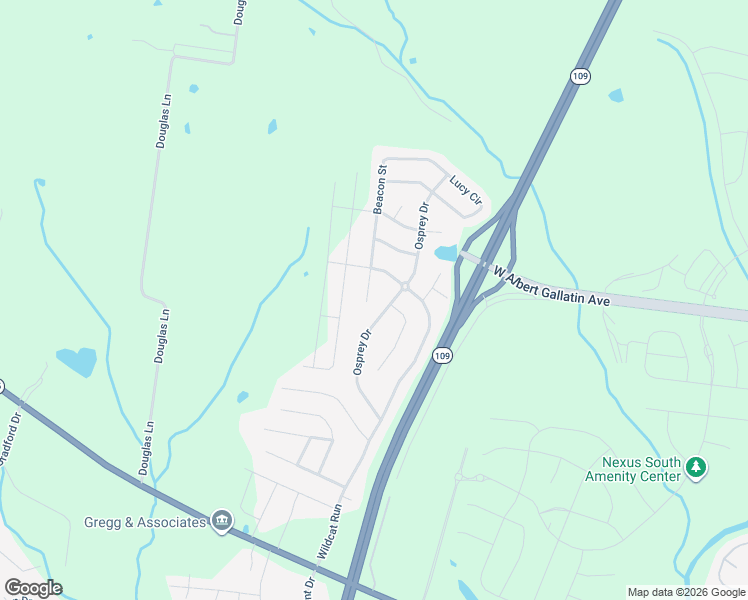 map of restaurants, bars, coffee shops, grocery stores, and more near 286 Osprey Drive in Gallatin