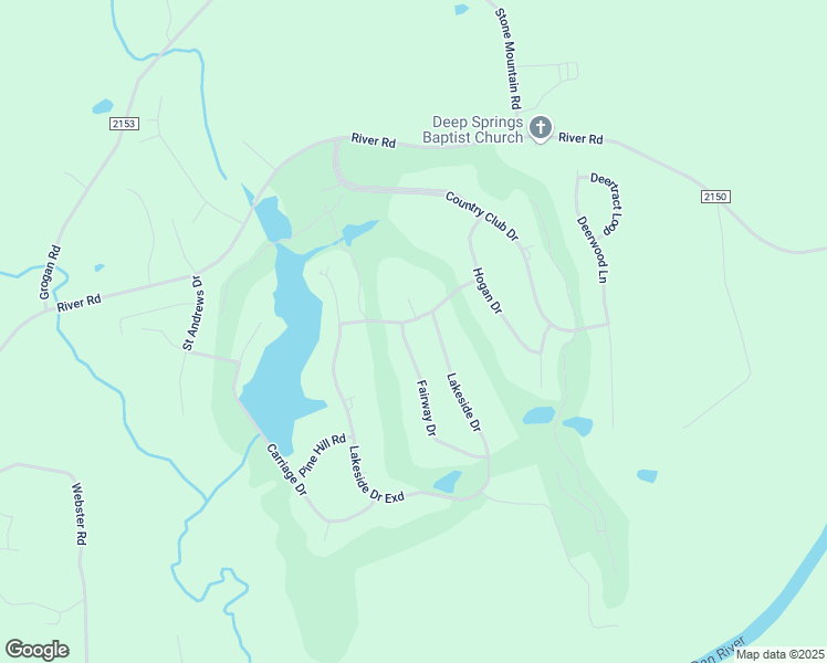 map of restaurants, bars, coffee shops, grocery stores, and more near 194 Oakgrove Drive in Stoneville