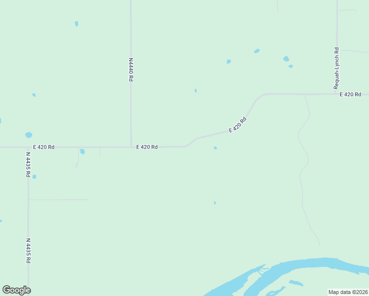 map of restaurants, bars, coffee shops, grocery stores, and more near 9270 East 420 Road in Strang