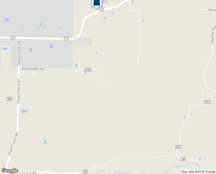 map of restaurants, bars, coffee shops, grocery stores, and more near 12771 Bittersweet Road in Gravette