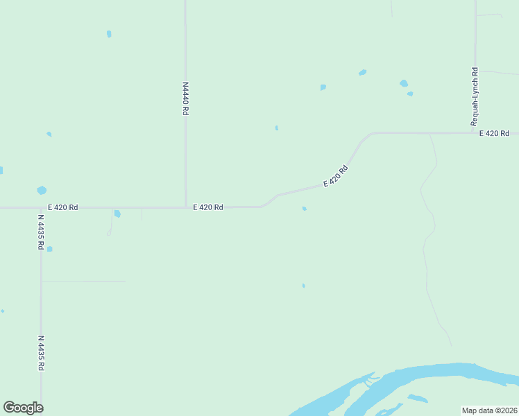 map of restaurants, bars, coffee shops, grocery stores, and more near 9270 East 420 Road in Strang