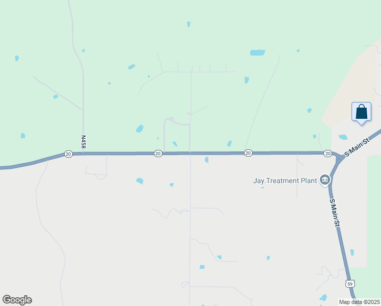 map of restaurants, bars, coffee shops, grocery stores, and more near N4585 Road in Delaware County