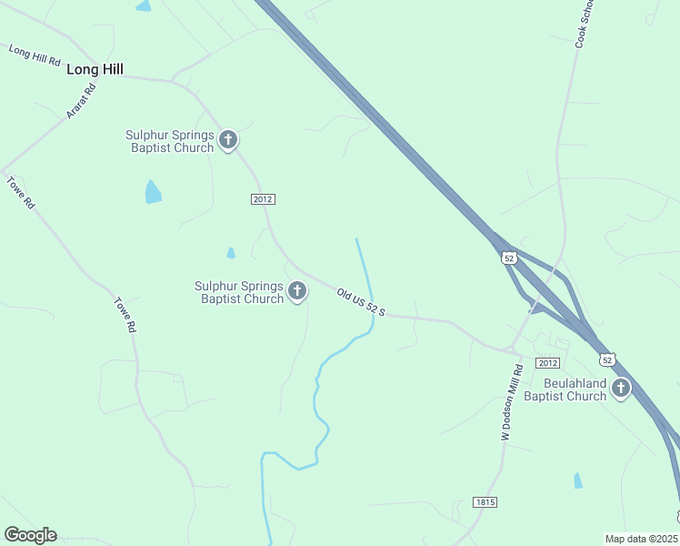 map of restaurants, bars, coffee shops, grocery stores, and more near 2807 Old US 52 South in Pilot Mountain