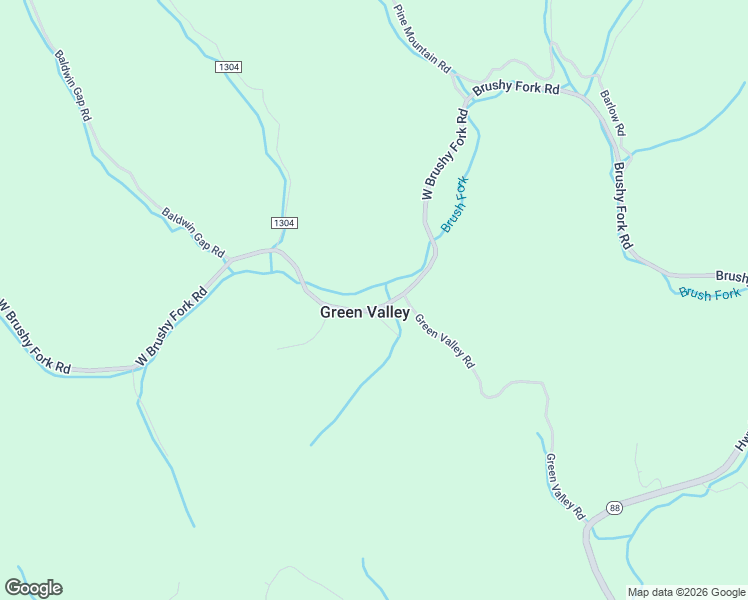 map of restaurants, bars, coffee shops, grocery stores, and more near 696 West Brushy Fork Road in Creston