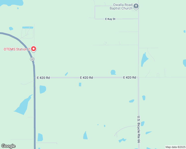 map of restaurants, bars, coffee shops, grocery stores, and more near 11551 East 420 Road in Claremore