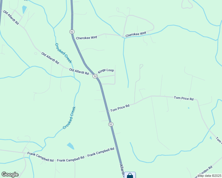 map of restaurants, bars, coffee shops, grocery stores, and more near 1010 Kings Loop in Jamestown