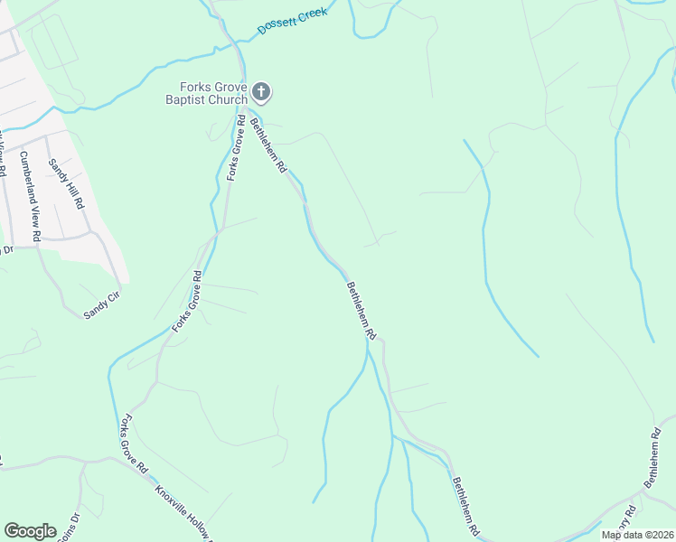 map of restaurants, bars, coffee shops, grocery stores, and more near 670 Bethlehem Road in LaFollette