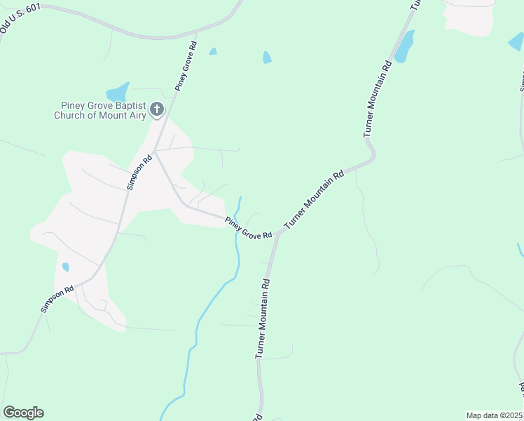 map of restaurants, bars, coffee shops, grocery stores, and more near 102 Village Main Trail in Mount Airy