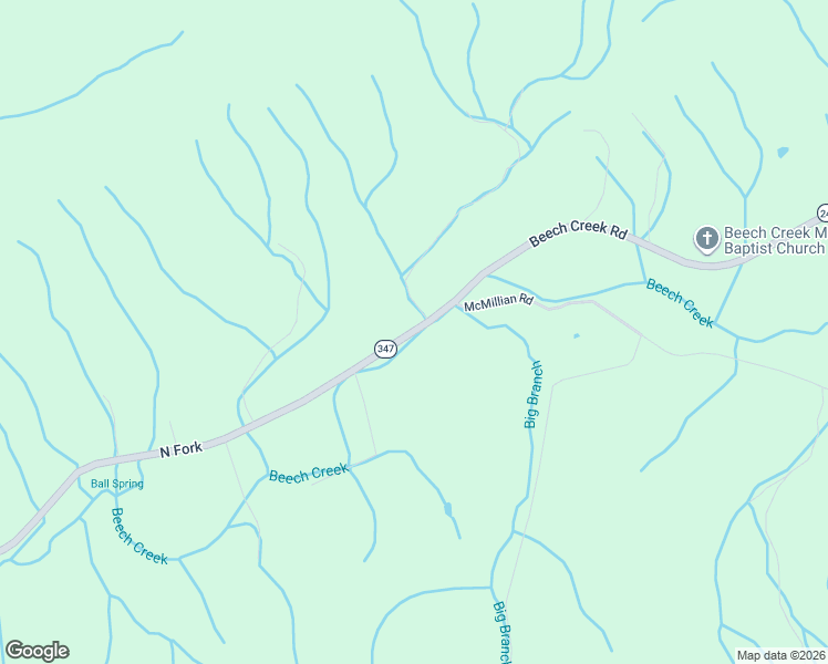 map of restaurants, bars, coffee shops, grocery stores, and more near Beech Creek Road in Rogersville