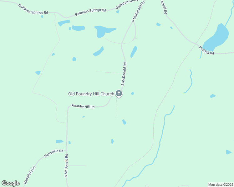 map of restaurants, bars, coffee shops, grocery stores, and more near 3461 South McDonald Road in Puryear